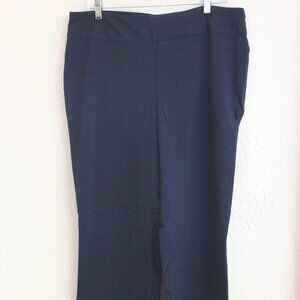 #443 Dressbarn Navy Blue Dress Pants Size 14